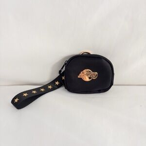 Los Angeles Lakers Mini Zip Wristlet Pouch – Black & Gold